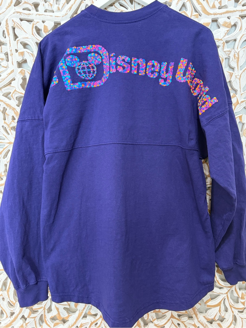 Purple Castle Graphic Long Sleeve Spirit Jersey - Picture 2 of 2